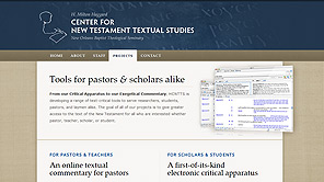 A screenshot of the new HCNTTS website