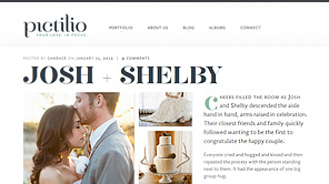 A screenshot of the new Pictilio website